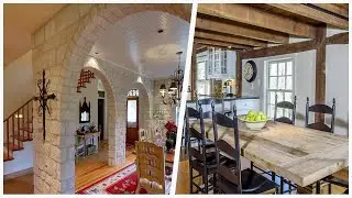 75 Rustic Light Wood Floor Dining Room Design Ideas You'll Love 🪴