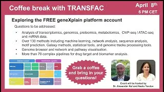 Exploring the FREE geneXplain platform account