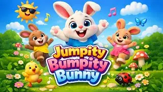 🐰 Прыгающий зайчик 🎶 | Веселая песенка для малышей и дошкольников | Прыгай, скачи и шевелись! (2-...