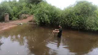 Fishing Deep In Jungle River | River Crab Catching| Mandangadh Village | Part 01