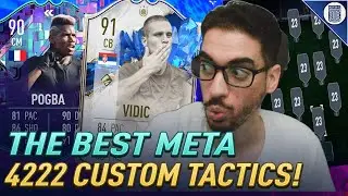 THE BEST META 4222 FORMATION & CUSTOM TACTICS FOR FIFA 23 ULTIMATE TEAM