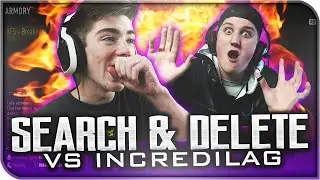 NEW GAME! SEARCH AND DELETE vs @Incredilag! NEW Supply Drop Minigame (COD AW)