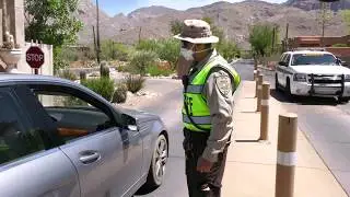 Sheriff Auxiliary Volunteers  assist with Big Horn Fire.