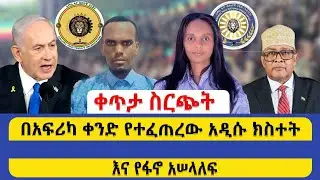 በአፍሪካ ቀንድ የተፈጠረው አዲሱ ክስተት እና የፋኖ አሠላለፍ