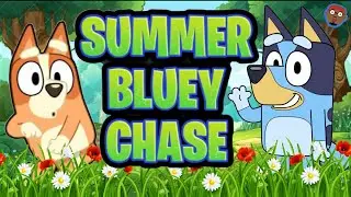 Bluey EPIC Summer Run | Bluey Run and Freeze | Bluey Summer Sing-along | PhonicsMan Fitness