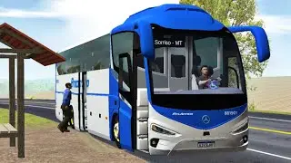 Smooth Bus Drive Sorriso-MT | World Bus Driving Simulator - Realistic Gameplay