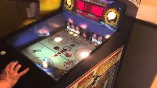 Slap Shot hockey arcade game by Data East