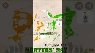Martyrs day speech in english / 30 january / Aliyas world