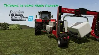 Tutorial de como fazer silagem para a alimenta&ccedil;&atilde;o dos animais no FS 23 #fs23 #gado #silagem #agro 