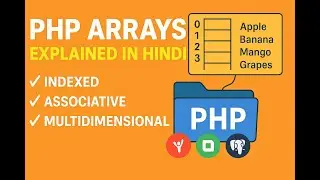 PHP Arrays Explained in Hindi | Indexed, Associative & Multidimensional Arrays with Examples