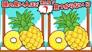 ◤◢◤◢間違い探しと棒人間探しで気軽に脳トレ◤◢◤◢【アハ体験】(復習編)1596