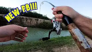 This Shattered My PB!!!| Carp Fishing With Ultra Light Rod | RGV Canal Fishing