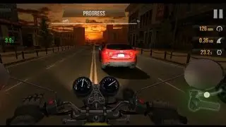 kawasaki cx750F Bike Race Traffic Game with android mobile