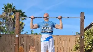 Just 54 pull ups unbroken with 50 reps in 65 seconds at 45 years young! #SanDiegoFitness