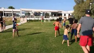 Plaka Naxos Aegean Land Football Match July 2015
