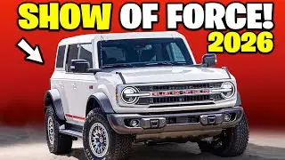 Подробно описан каждый силовой агрегат Ford Bronco 2026 года!