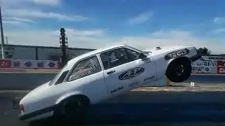 Arrancada Chevette Regis empinando Race valley
