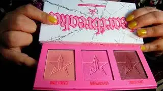 Jeffree Star Exclusive: Heartbreaker Skin Frost Highlighter Palette Swatches & Review