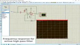 how to simulate active high pass filter with ua741