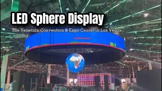 Bescan Assists with Spectacular LED Sphere Display Installation in Las Vegas!