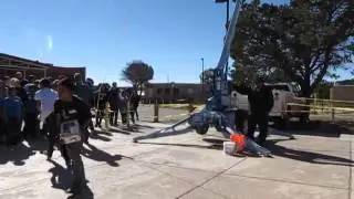 Egg Drop Competition event 3. Engineering Day at Dine Din&eacute; College