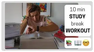 10 min STUDY BREAK WORKOUT (met cursussen)