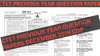 CTET previous year question papers practice CDP and science theory and practice ncert chapterwise 