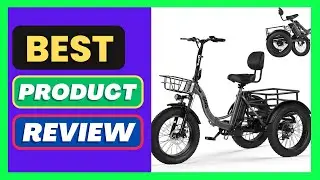Qlife Triker Plus Electric Tricycle, 1200W Motor, 48V 13Ah, 20MPH | Up to 65