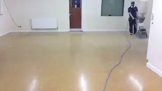 Community Centre Floor, Composite Block (Granwood), Sanding and Sealing by Floorcare Services