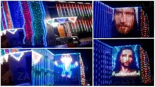 Christmas Building PIXEL LED Lighting 50X40 Display Work || Programing Available 8208929320 ||