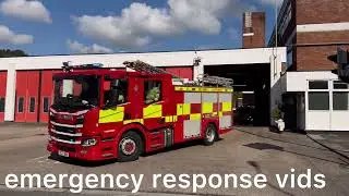 south wales fire & rescue maindee turnout to trees on fire from malpas fire station 5/10/24