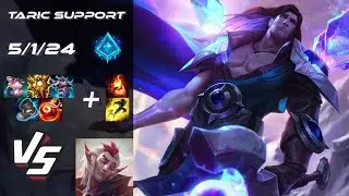 SUPPORT Taric vs Rakan - NA Grandmaster Patch 14.16