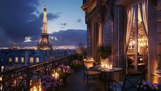 Paris Dusk Caf&eacute; ☕🎷 Soft Jazz Quartet, Saxophone & Cozy City Ambience (NO ADS)