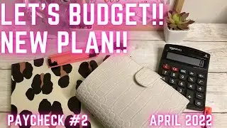 Budget with Me ✨Single Mom Budget // April 2022 Paycheck #2
