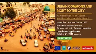 Urban Commons and Right to the City