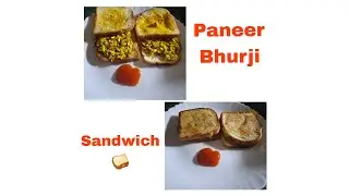 Home Style Paneer Bhurji Sandwich 🥪 | Easy Breakfast & Tiffin Recipe