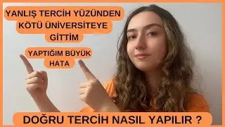 KAZANDIĞIM ÜNİVERSİTEYE YANLIŞ TERCİH YÜZÜNDEN GİDEMEDİM😤 BEN YAPTIM SİZ YAPMAYIN😢 MUTLAKA İZLEYİN❗