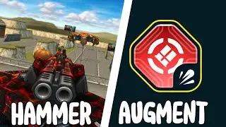 Tanki Online Hunter Duplet augment for Hammer!