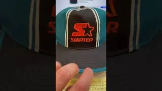 Goodwill thrifting Flip Success Story: ￼ Starter hat pays for the WHOLE LOT!￼#goodwill