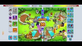 Today I'm.playing bloons td battles 2 again @bloonstdbattles2 @niinjakiwi