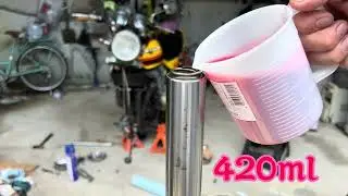 ゼファー400 フロントフォーク_オーバーホール🏍️