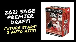 2021 Sage Football Premier Draft! 3 Auto Hits!