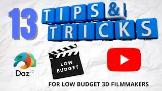 DAZ Studio | 13 tips & tricks for low budget 3d filmmakers