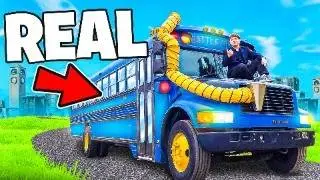 У меня есть настоящий боевой автобус из Fortnite!