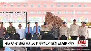 LIVE Prabowo Resmikan SMA Taruna Nusantara Terintegrasi di Pagak, Malang