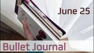 Plan with me June 2025 | Оформление июня 2025 в ежедневнике #bulletjournal