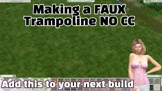 Faux Trampoline NO CC The Sims 4