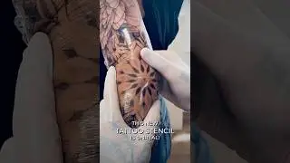 Crazy new tattoo stencil technique!! #tattoostencil #tattoo