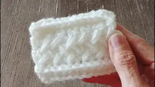 Guarda Trenzada Estilo Celta a Crochet 🧶 Punto con Relieve + Regalo Sorpresa🎁 al Final! 