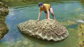 Pry open this eerie oyster, and the girl excitedly collects its glowing treasure